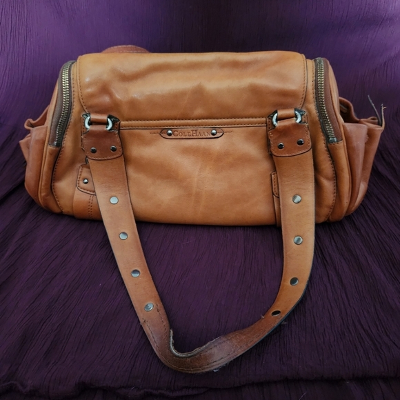 Cole Haan Stephanie Satchel in Brown - Picture 2 of 6